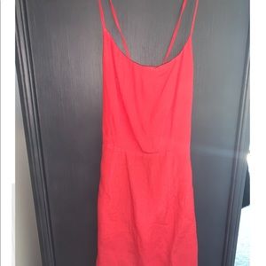 NBD tie back mini dress from revolve